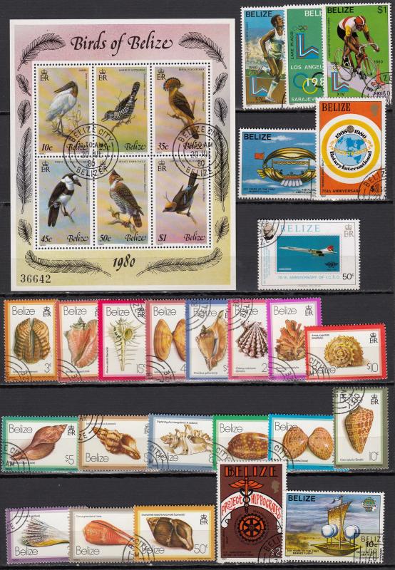 Belize - Small stamp collection - (2123)