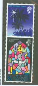 Solomon Islands (British Solomon Islands) #202-3 Mint (NH) Single (Complete Set)