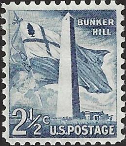 # 1034 MINT NEVER HINGED BUNKER HILL MONUMENT