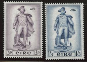 Ireland Scott 155-156 MH* stamp set