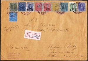 Venezuela 1935 Registered Letter to Germany La Guaira - Berlin