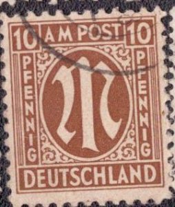 Germany Allied Occupation - 1945 3N7a Used