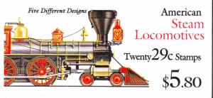 Steam Locomotives  Booklet Complete 1987  TRAINS VF