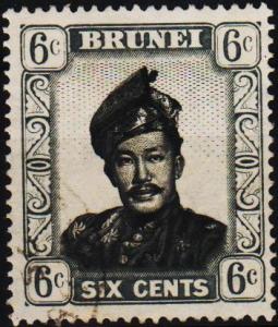 Brunei. 1952 6c. S.G.104 Fine Used