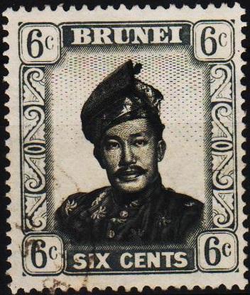 Brunei. 1952 6c. S.G.104 Fine Used