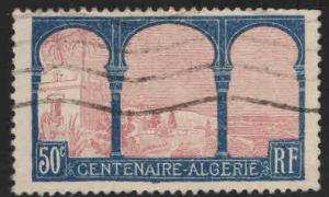 France Scott 255 used Algeria centennial stamp