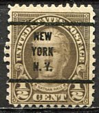 U.S.A.; 1929; Sc. # 653;  Used Pre-Cancelled Perf. 11 x 10 1/2 Single Stamp