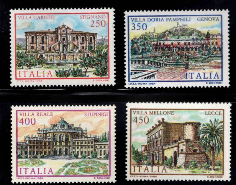 Italy Scott 1606-1609 MNH**  1984 stamp set