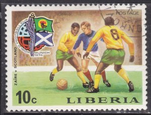 Liberia 678 World Cup Soccer 1974