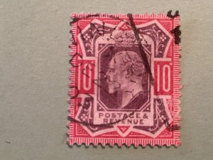 Great Britain Edward VII Scott #137 used f/vf perf 14 cat. 70.00