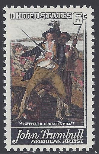 #1361 6c John Trumbull 1968 Mint NH