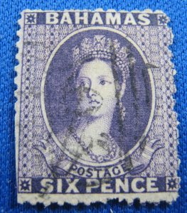 BAHAMAS 1862  -  SCOTT # 10a   USED   (b3)