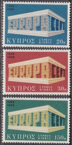 Cyprus Sc #326-328 MNH