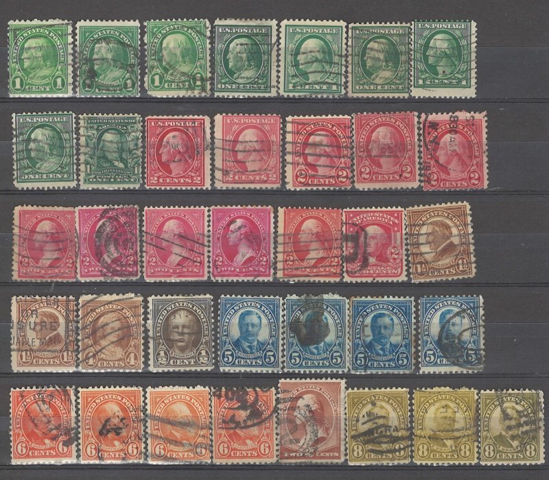 COLLECTION LOT # 4274 USA 36 STAMPS 1883+ CV+$14