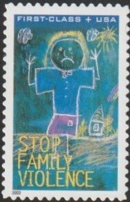 U.S.#B3 Stop Family Violence Semi-Postal (37c + 8c) Single, MNH.  Dated 2003