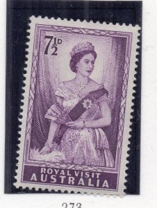 Australia 1954 Early Issue Fine Mint Hinged 7.5d. NW-253146