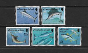 FISH - ASCENSION ISLAND #683-7  MNH