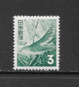 BIRDS - JAPAN #598 LITTLE CUCKOO MNH