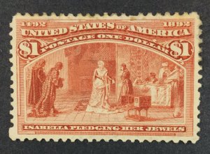 MOMEN: US STAMPS #241 MINT OG H LOT #50038