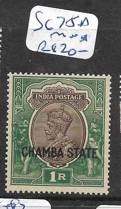 INDIA CHAMBA  (PP2905B)  KGV 1R  SG 75A   MNH