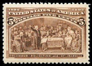 momen: US Stamps #234 Mint OG NH 2 PF Certs MONSTER LOT #87965