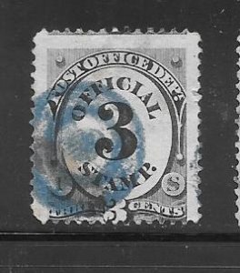 #O49 Used Single Blue Cancel