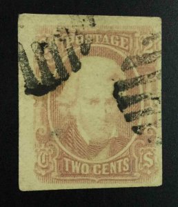 MOMEN: US STAMPS CSA #8 IMPERF USED LOT #53043