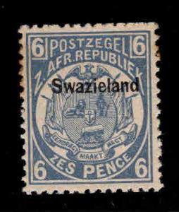 Swaziland Scott 4 MH* stamp CV$47.50 few toned perfs