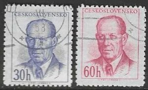 Czechoslovakia 617-618  Used Complete SC $.50