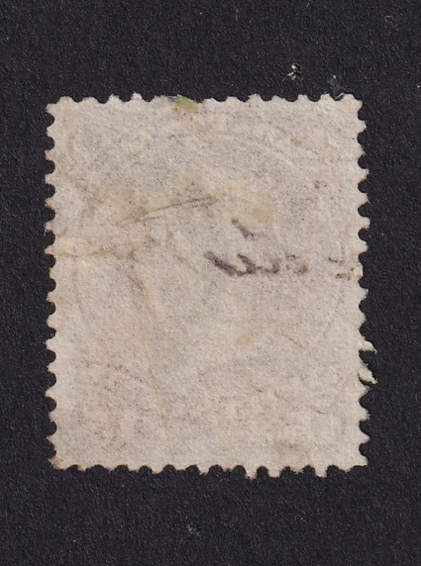 Canada, Scott 29, Used, Reddish Purple, Markings on Rear