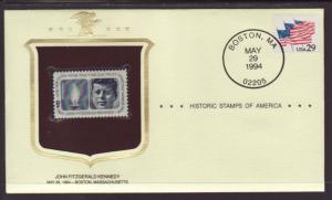 US Kennedy Stamp Cover BIN