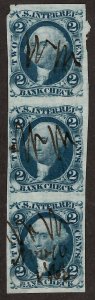 United States Revenue Stamp R5a Triple Multiple