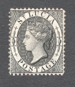 St. Lucia, Scott #11   VF, Unused, Queen Victoria, CV $50.00 ...... 6010218