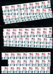 U.S. #88 MINT Misperfed 8cent Flag Stamps, Mixed Condition