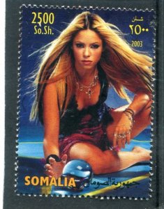 Somalia 2004 SHAKIRA QUEEN OF LATIN MUSIC Stamp Perforated Mint (NH)