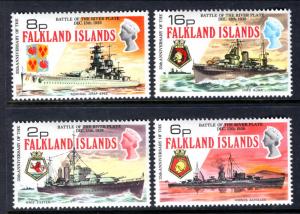 Falkland Islands 237-240 Ships MNH VF