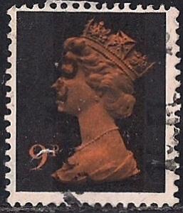 Great Britain #633 9P Queen Elizabeth 2, used F