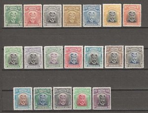 RHODESIA 1913/23  Set of 19. Large Part Original Gum