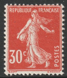 France Scott 171 - SG503, 1921 Sower 30c MH*