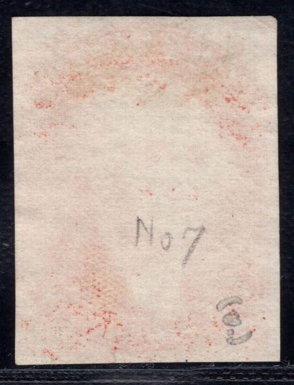 MOMEN: US STAMPS # 9X1TC2 SCARLET PLATE PROOF ON INDIA $300 LOT #16388-28