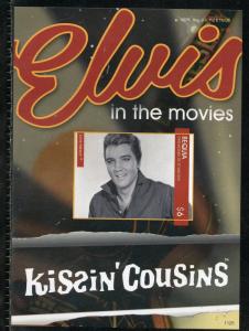 BEQUIA  ELVIS PRESLEY KISSIN COUSINS  IMPERFORATE SOUVENIR SHEET III  MINT NH