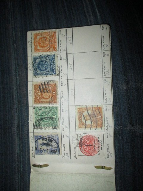 MEXICO COLLECTION IN APPROVAL BOOK