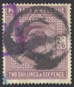 Great Britain Sc# 139 SG# 260 Used (a) 1902-1911 2sh6p lilac King Edward VII