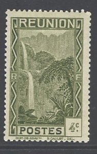 Reunion Sc # 129 mint hinged (BBC)