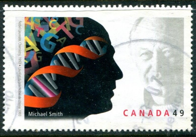 Canada Sc#2062 Dr. Micheal Smith Noble  Prize Winner Used