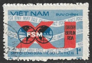 VIETNAM 1986 TRADE UNION CONGRESS Issue Sc 1676 CTO Used