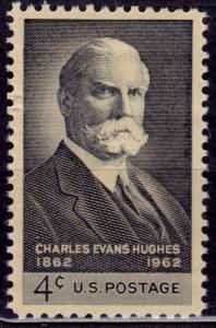 United States, 1962, Chief Justice Hughes,4c, sc#1195, MNH