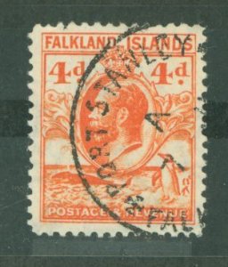 Falkland Islands #58 Used Single