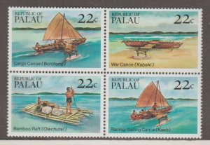 Palau Scott #70a Stamps - Mint NH Block of 4