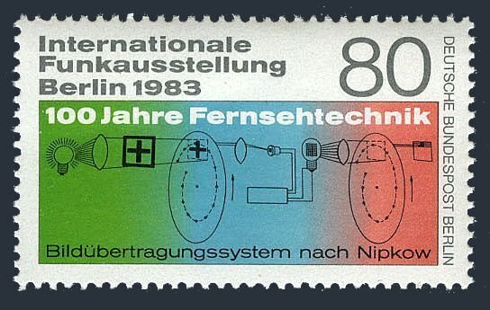 Germany-Berlin 9N487, MNH. Michel 702. Radio Exhibition, 1983.